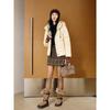 JIUZI Anna Kou Women's Minimalist Hooded White Duck Down Puffer Jacket