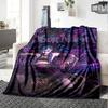 Name Custom Jinx Print Flannel Blanket High Quality Warm Comfortable Cover for All Seasons Perfect for Gifts Home Decor