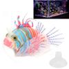 Lifelike Silicone Artificial Glowing Fish with Suction Cup for Aquarium   Decoration