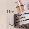 Wall Mounted Suction Cup Triangle Storage Rack Plastic Suction Cup Shower Shelf  Bathroom