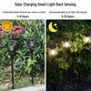 Solar Powered Vintage Bulb Lawn Lights (4-Pack, Warm Light)