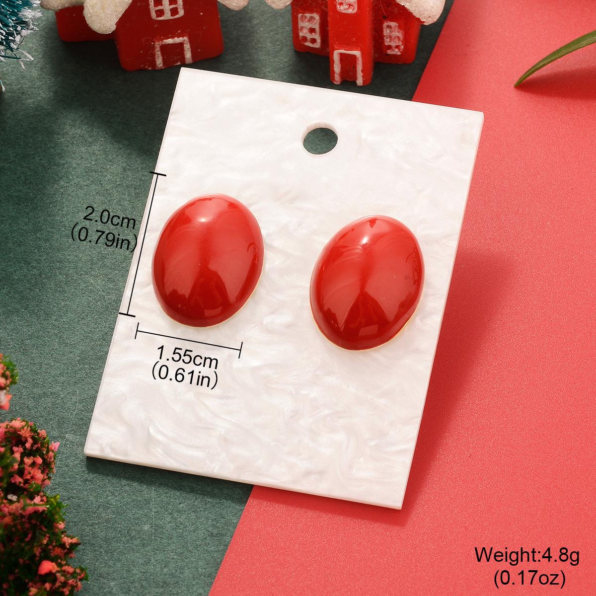 

Festive Red Geometric Earrings: Versatile and Elegant for All Seasons