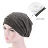 Hat Breathable Dual Color Faux Cashmere Night Sleep Cap for Sleep