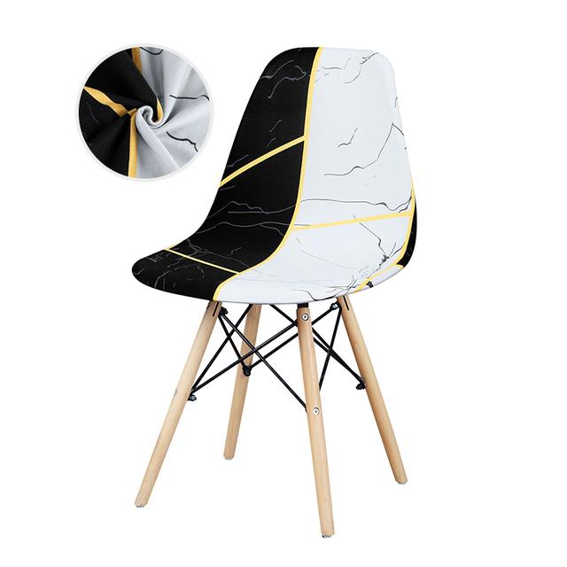 

Бархатный тканевый однотонный чехол на сиденье для стула-ракушки, чехол на стул без подлокотника, чехол для банкета, дома, отеля, чехол на сиденье 1 Piece