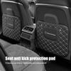 TXVBT1 2025 Hot Car Leather Anti-Kick Mat Seat Back Protector Pad For Mercedes Benz AMG W177 W176 X166 X167 C257 C218 X253 C118 C117 H2
