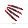 Car Door Edge Guard Reflective 4Pcs Trim Guard Stickers Bumper Protector Side Door Edge Defender Protector Anti Collision Anti-rub Fit for Most Car