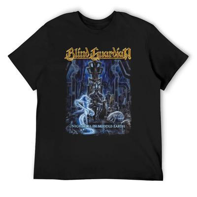 Blind Guardian Nightfall In Middle Earth T-Shirt Summer Top Quick Drying Anime T Shirts Vintage Graphic Tee Mens T Shirts Pack