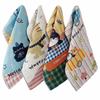25x48cm Large Hand Towel Cartoon Tea Towel Cute Pure Cotton Dish Cloth Bathroom