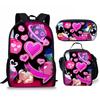 Bloxfruits Primary School Schoolbag Three-Piece Cartoon Backpack Combination Set Diy