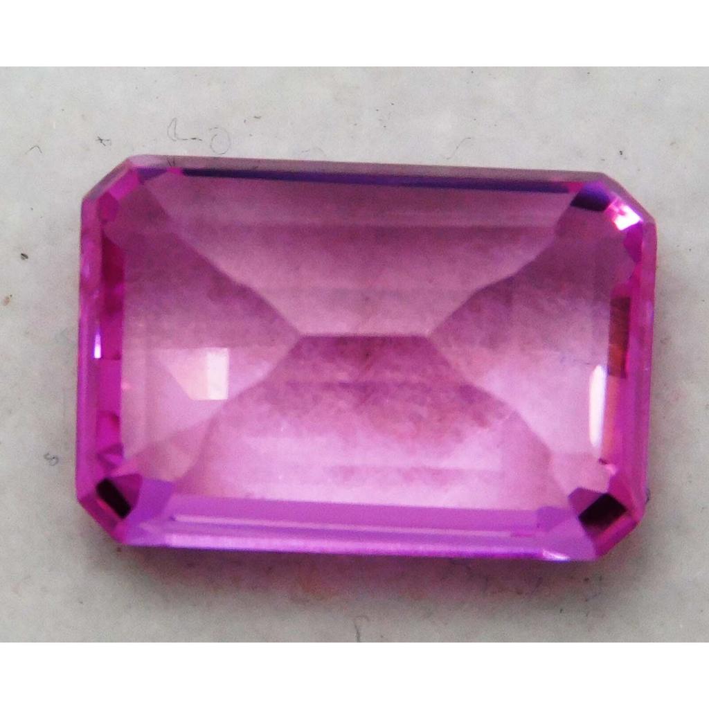 Finest Quality Natural PINK Sapphire Emerald Cut 6.26 Ct CERTIFIED Gemstone
