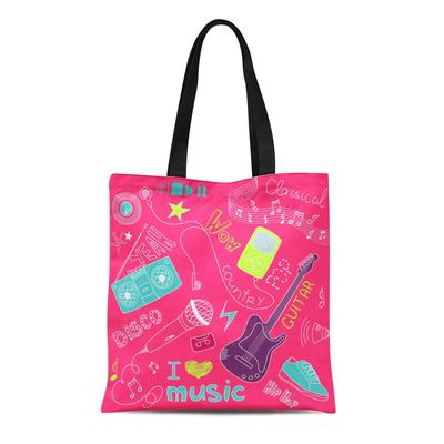 My Daily Women Tote Shoulder Bag London Big Ben Doodle Handbag Large