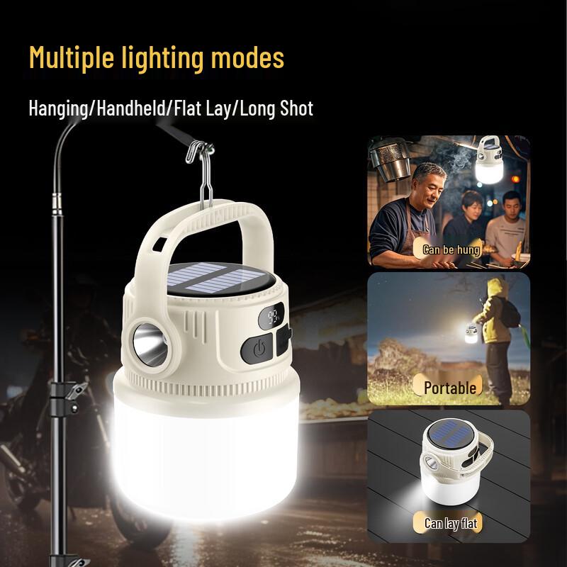 Solar Rechargeable Outdoor Camping Lantern