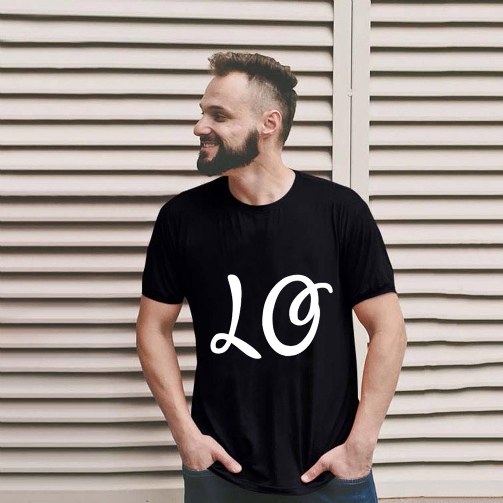 

Мужская футболка с короткими рукавами и принтом в виде букв ко Дню святого Валентина L чёрный