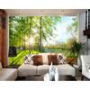 Modern Simple Wallpaper 3d Pastoral Landscape Wallpaper Living Room Bedroom Sofa Background Decor Wallpaper