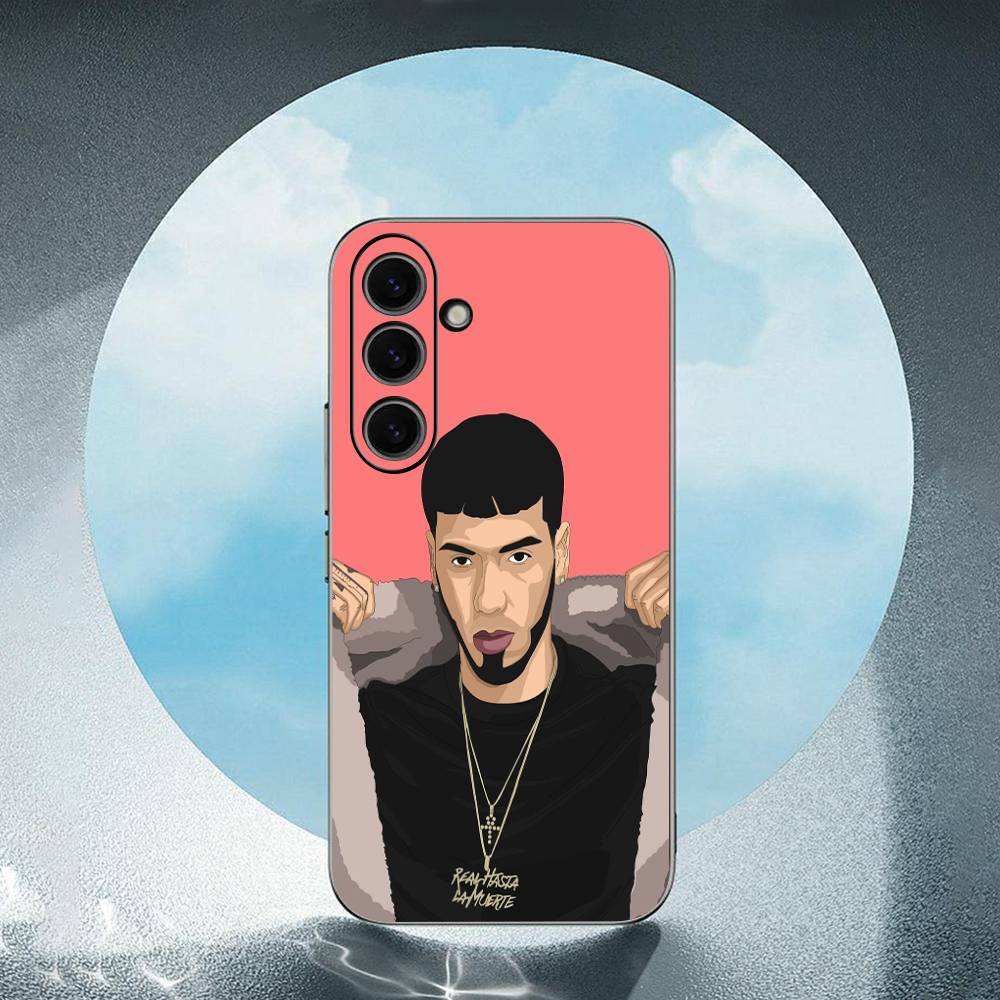 

A-Anuel AA For Samsung Galaxy S23 S24 S25 Ultra S22 Plus S21 Black Soft Case Waterproof Soft Case SamsungS21ultra