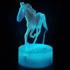 Night Desk Lamp For Children Horse Horse 16 Led 3D + Remote Control