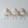 Prinzessin Baby Rüschen Hofhut Schnür-Mütze Blumenmuster Säuglings Kopfbedeckung Bonnet Kinder Foto Requisiten 0-12M Kleinkind Sonnenschutz Visiere