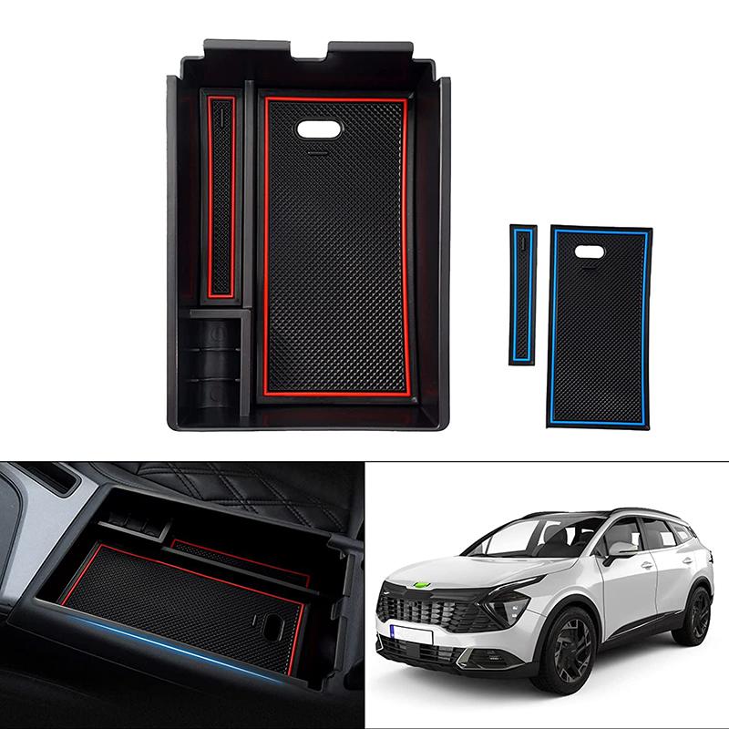 Center Console Organizer For KIA Sportage  2024 Accessories Fifth Generation (NQ5) Armrest Secondary Storage Box Ert Tray