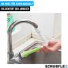 SCRUBFLEX Faucet Extension with Brush Efficient Cleaning Attachment