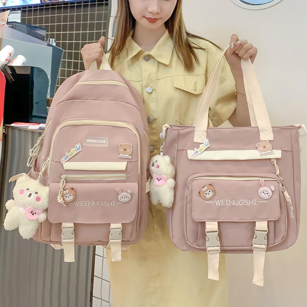 Women Backpack Large Capacity Students School Bag for Teenager Girls Bookbag Laptop Rucksack Cute Female Travel Backpack