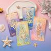 1 Stück Romantisches und verträumtes Ozean Lesezeichen Geschenkbox Set Metall Buchclip Geschenk Schenken Sie einem Freund Ein Gedenk-Kleines Geschenk
