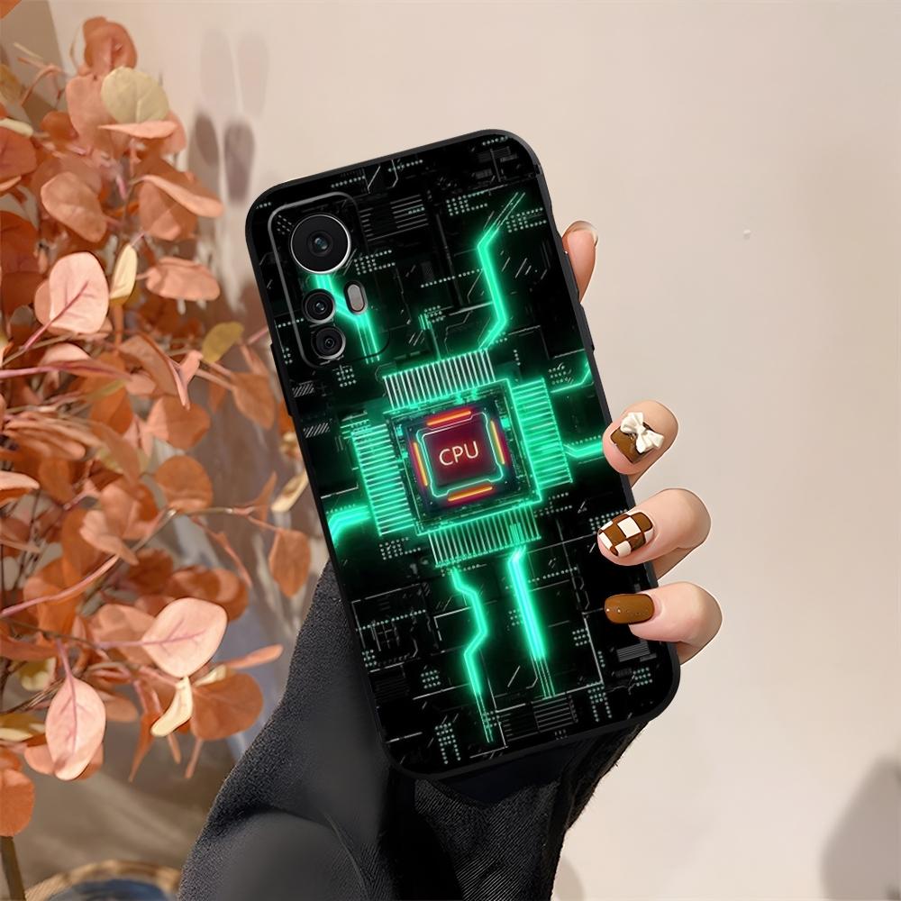 

Cool Circuit Board Phone Case Fundas For Xiaomi 15 14 12 Lite Pro 13 11t POCO X5 M6 M5 X6 X3 F5 F6 Pro Cover Xiaomi 12 Pro
