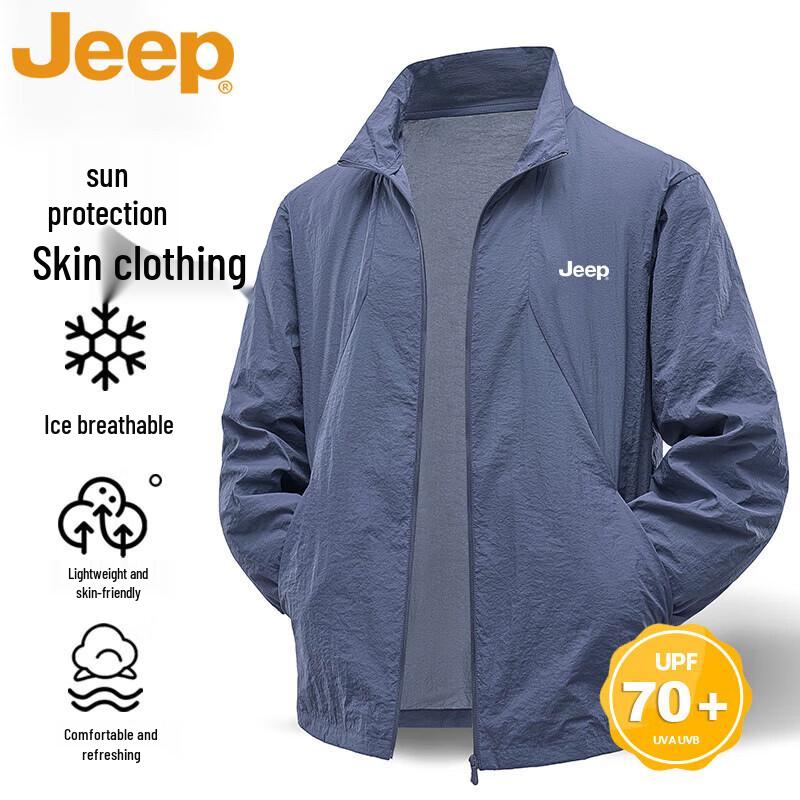 JEEP Men s Summer Outdoor Sun Protection Jacket L