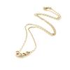 Les Trésors De Lily [J0079] - Gold Plated 'Choreography' Necklace - 15x4 Mm