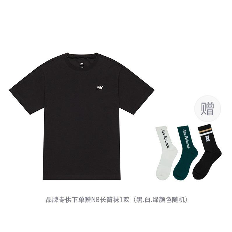 New Balance T Shirt Unisex Black NEE24081-BK S