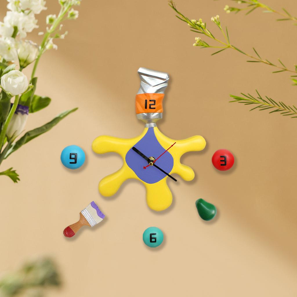 Multi-Color Lacquer Clock - A Quiet Wall Decor For Living Rooms, Offices, And Modern Walls