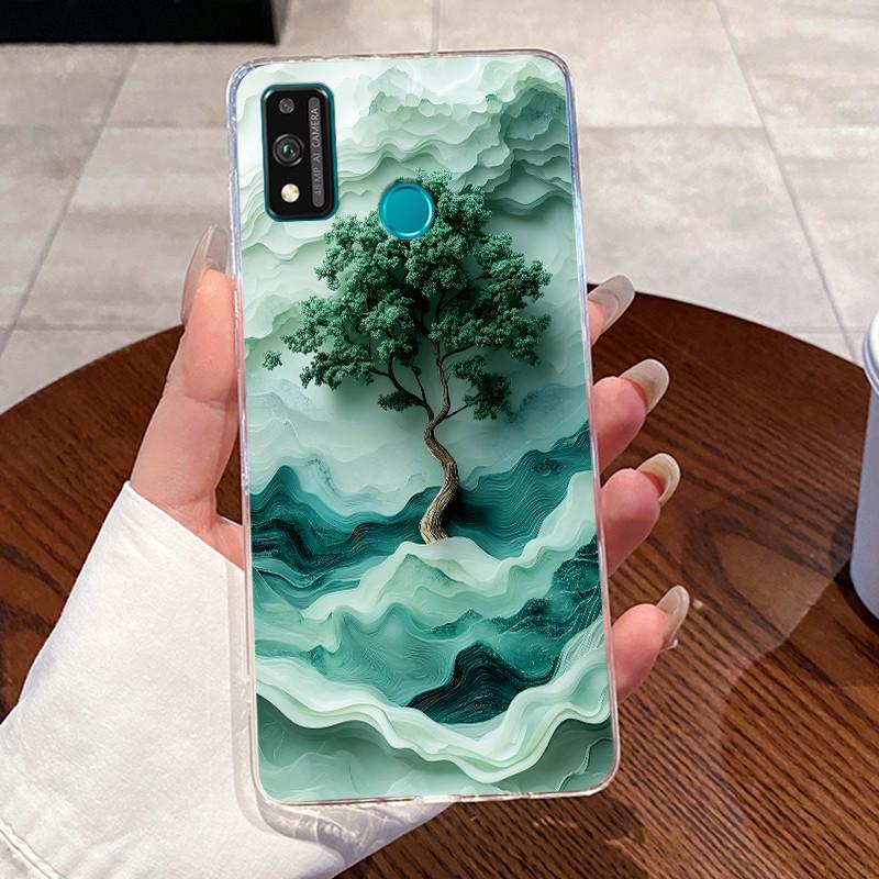 Jelly Casing For Honor 9X Lite 9XLite Capa Coque Clear Silicone Soft TPU Back Cover Cute Cat Rabbit Heart Protective Case Fundas