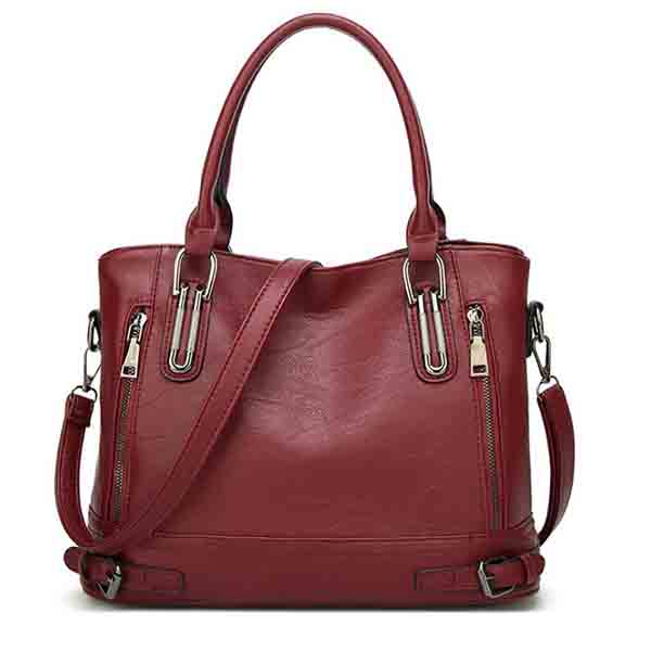 

Женская сумка Фирменная дизайнерская сумка через плечо Женские кожаные сумки Повседневные сумки с рисунком личи вино красного