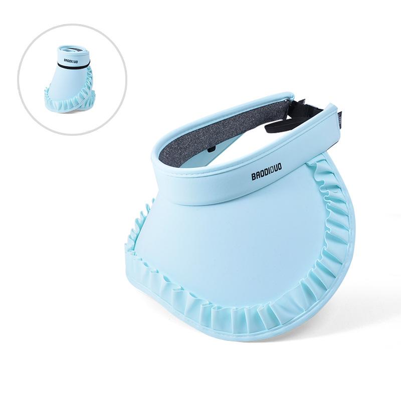 New Summer Lace Big Brim Parent-child Empty Top Hat UV Protection Hat Women's Versatile Sun Protection Visor