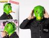 Green Fish Monster Headgear: Hilarious Full Face Prank Mask Inspired by Sand Sculpture Internet Celebrity