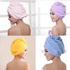 Magic Microfiber Water Absorbing Hair Dry Turban Wrap Towel Bathing Shower Cap ARI