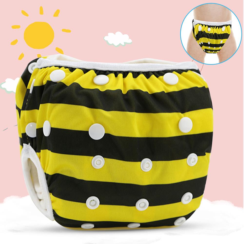 Free Size Baby Adjustable Reusable Waterproof Breathable Summer Pool Training PantsBee