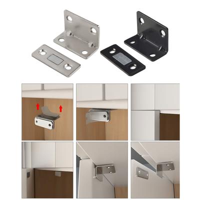 Magnetické západky do skříně Ultratenký doraz dveří s dotažením a šroubem Pro skříňku nábytek Kování Příslušenství