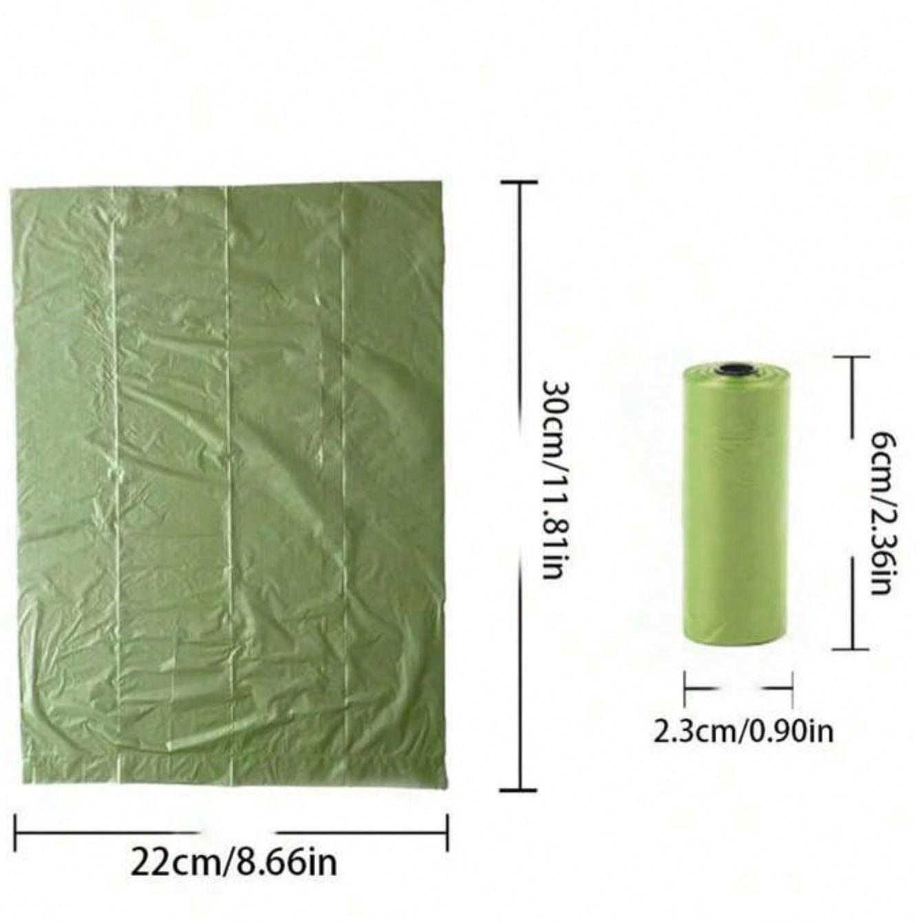 

Pet Dog Excrement Bag, Biodegradable, Thickened, Portable Paw Printed, Small Cat Litter Bag, Outdoor Use, 42Rolls 42rolls