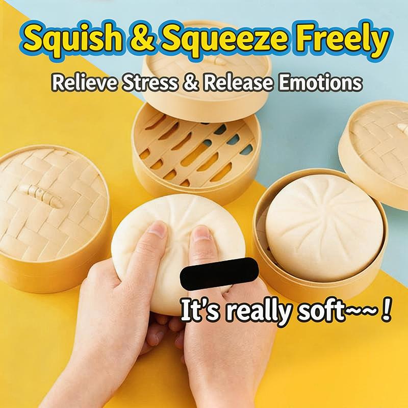 Therapy Dumpling Squishy Toy Anxiety Reducing Fidget to Boost Concentration