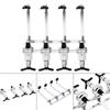 Bar Accessory 4 Bottle Spirits Rotary Wall Mounted Bottle Stand Dispenser Rack