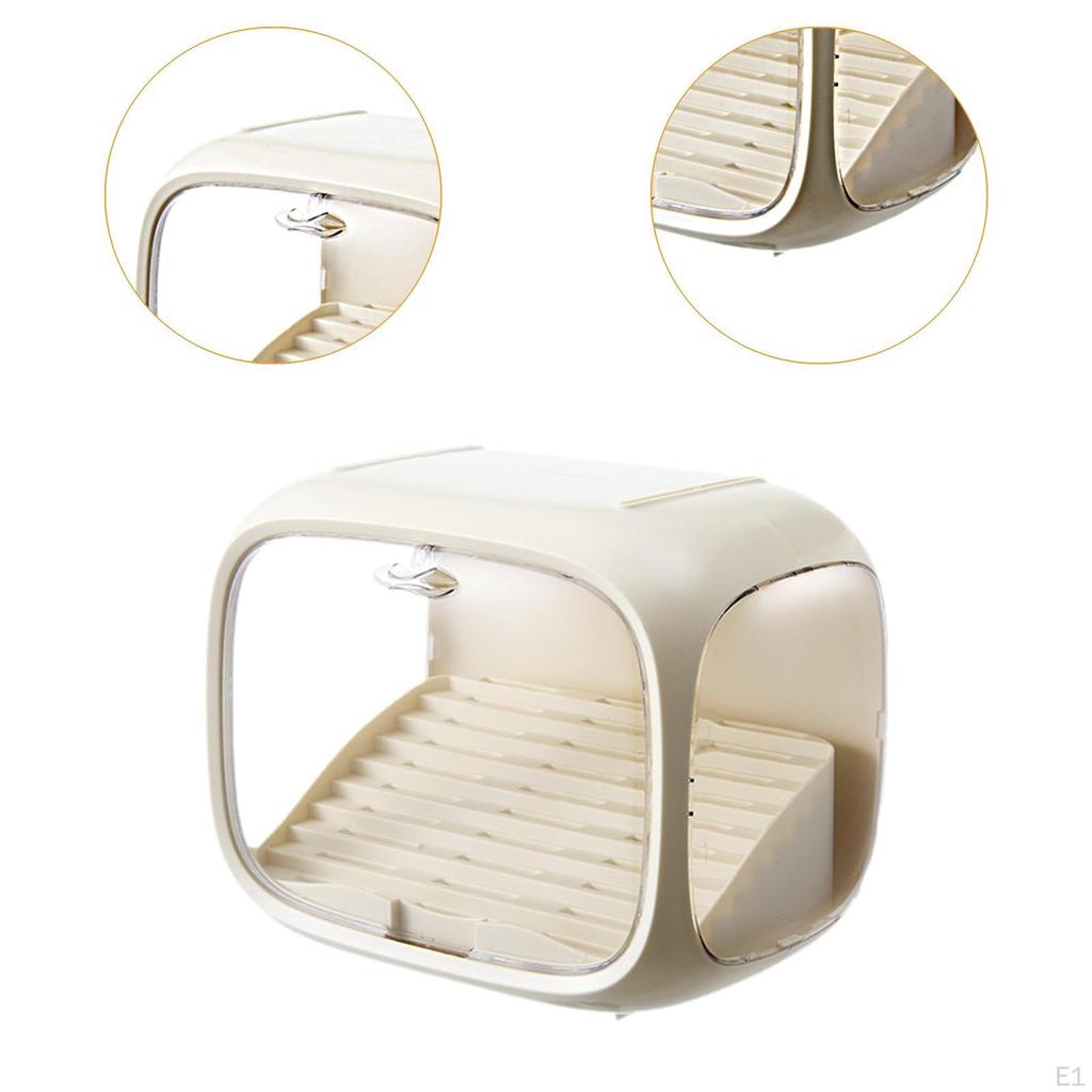 Case for Collectible Figures with Door, Organizer Box Miniature Statues