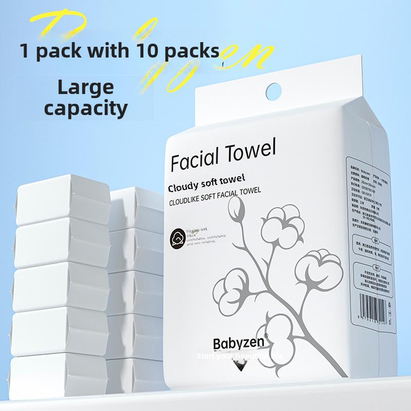 Wall-Mounted Disposable Face Wash Towel - Thick, Absorbent Towel Wipes for Home Use