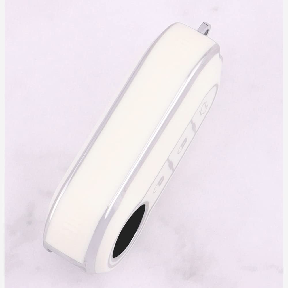 SANRILY Key Case, Key Holder, Key Cover, Key Protection for Fiat 500/500C/500L/500X, etc. Premium Protection, Scratch Resistant, and Stylish TPU