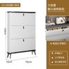 Home Slim Tipping Shoe Cabinet Entrance Ultra-thin Large-capacity Bench Storage Shelf Minimalist Shoe Rack Organizer Furniture