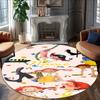 Customizable Pippi Longstocking1 Round Non-Slip Carpet - Ideal for Garden, Picnic, Office, Perfect for Decoration, Suitable For All Seasons