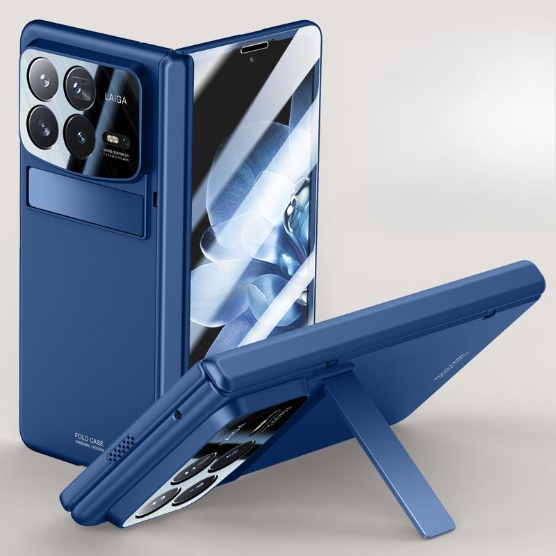 Suitable for Xiaomi MixFold4 Mobile Phone Case Film Integrated Folding All-inclusive Matte Bracket Simple Spring Hinge Anti-fall