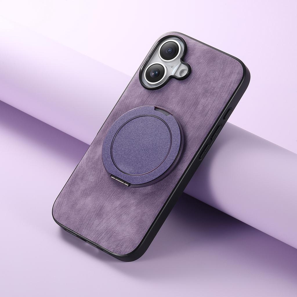 The New Model Is Suitable for IPhone16 Mobile Phone Case, Round Rotating Bracket, Unzip IPhone15 Pro Max Protective Case.