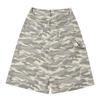 Akesi Double Knee Ripstop Camo Bermuda Pants - Cream