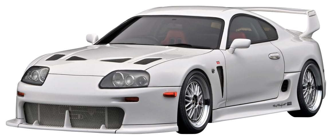 

модель зажигания Toyota Supra TRD 3000GT Белый готовый продукт IG3597 TK.Company 1/18 (A80)