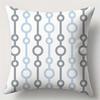 Stylish Geometric  Floral Pattern Doublesided Printed pillow cover Short plush Suitable living rooms sofas throw cushion cover